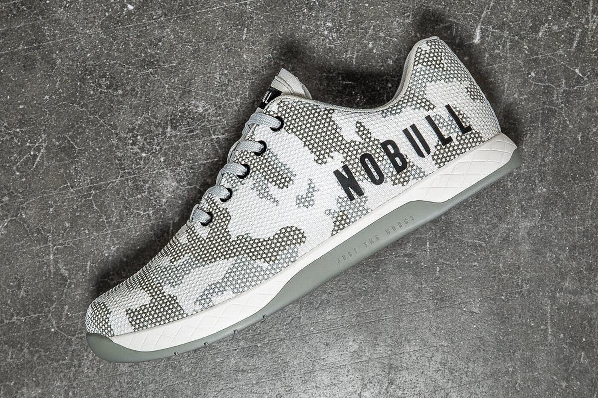 Nobull Superfabric Women's Trainers White Camo | Australia (MY9371)